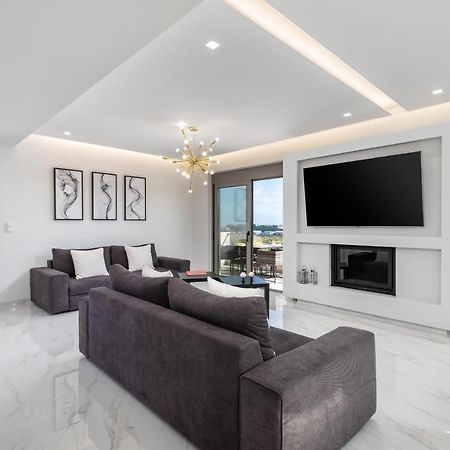 Panorama Luxury Penthouse Daire Ixia  Dış mekan fotoğraf